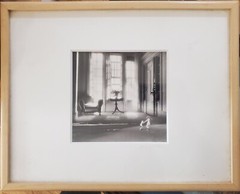 Barbara J Kline Silver Gelatin Photograph BEACHROOM Surreal, Black & White