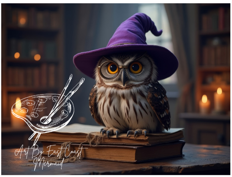 digital art fantasy wallpaper desktop fine art download owl wizard