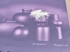 Vtg 80s Photograph Print Titled «Still Life in Black» by Artist Greg Copeland