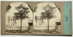 FRANCE Nîmes Maison Carrée C1858 Photo Stereo Vintage Album