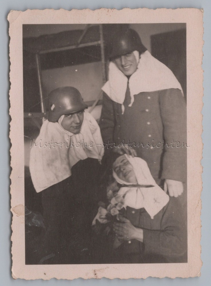 Wehrmacht Soldiers Dressed as Nuns – Vintage Photo 1930s 1940s