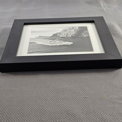 Framed B&W Photo Print Private Yacht Luxury Real Estate Office 10.2″×10.2″ READ⬇