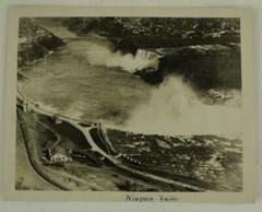 Vintage 3PC Lot WWII Era US B&W Photos NIAGARA FALLS Aerial View 7.5″ X 9.5″