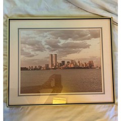 NYC w/ Twin Towers Framed Original Photograph From 90’s Pre 9/11