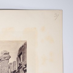 Francis Frith British Albumen Photograph Hypostyle Hall Columns Karnak Egypt
