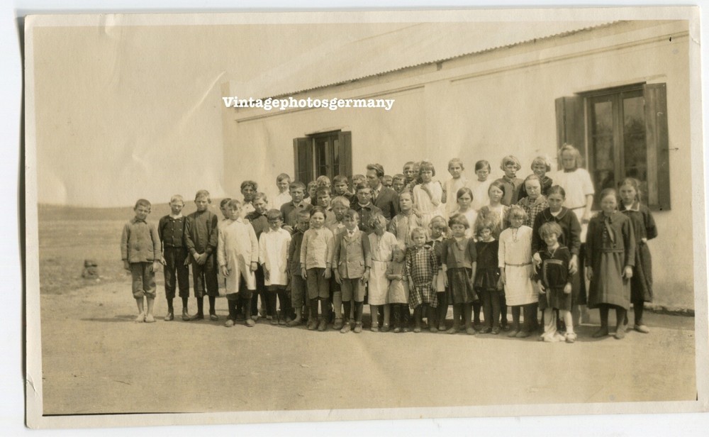 K7575 Foto 20er Jahre Tschechien deutsche Schule Ulmenau Bříství Brzistew