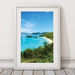 Trunk Bay, St John Beach Photography Wall Art Decor, US Virgin Islands, USVI