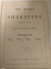 William Shakespeare Steel Engravings 1873? 25 Prints Knight Imperial Edition