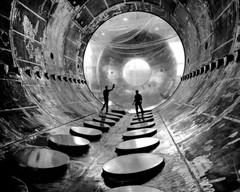 Interior of the 20-foot diameter vacuum tank NASA 8″x10″ Photograph Print 8×10