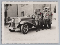Car Mercedes-Benz license plate IIA Munich National Socialists photo 1933