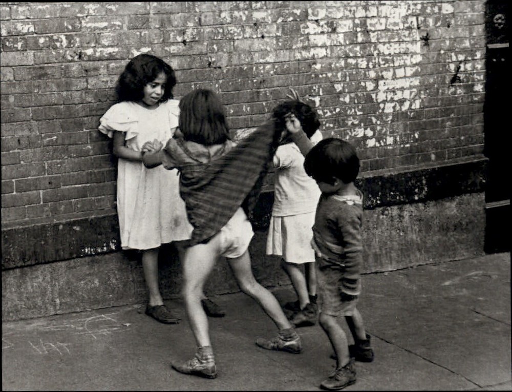 1940 1980s Original Helen Levitt New York City Street Horse Play Art Photo
