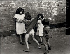 1940 1980s Original Helen Levitt New York City Street Horse Play Art Photo