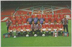 Manchester United 1996-97 Team Photo 4×6 Re-Print #8000