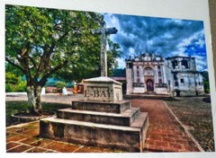 12X18 PHOTO OF THE CURCH OF SAN JUAN DEL OBISPO IN ANTIGUA GUATEMALA,Guatemalan