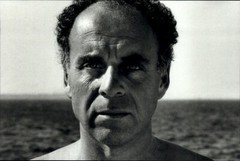 1987 Helmut Newton Ralph Gibson Near Ocean Portrait Art Photo Gravure