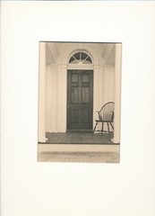 Vintage Photograph 1992 William Blunt Door & Chair Platinum Palladium Print