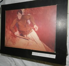 Signed Letter from Artist George A. Rizzo plus 9 Color Transparencies of his Art