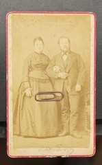 S photo CDV KAB portrait Stuttgart Baden wedding bridal picture 1877 woman crinoline