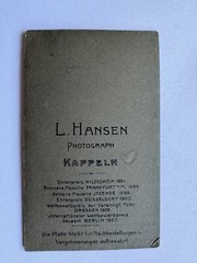 orig. CDV photo photograph old picture fashion around 1900 Kappeln mother child