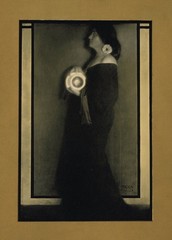 1906 EDWARD STEICHEN ‘Cover Design’ from Camera Work 14 framed in welded bronze