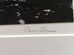 BRUCE BLUM SIGNED B&W Photo Print (10 «X 13») «Girl in Park «