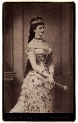 Elisabeth of Austria Sisi Empress Portrait CDV Photo Photo Budapest 1870