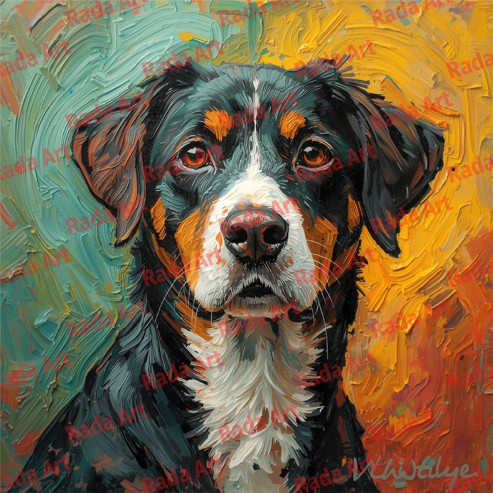 Digital Image Ai Picture For Frame Photo Wallpaper Background Artwork Dog Art