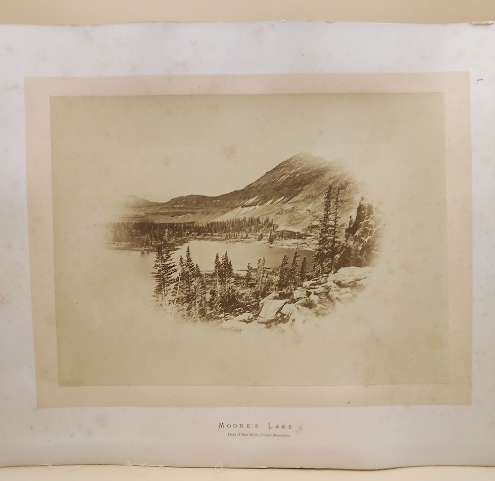Andrew Joseph Russell / Plate I Moore’s Lake Head of Bear River Uintah Mountains