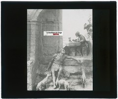 Lazare, Bad Rich, Photo Glass Plate, Black & White, Positive 8.5×10 Cm
