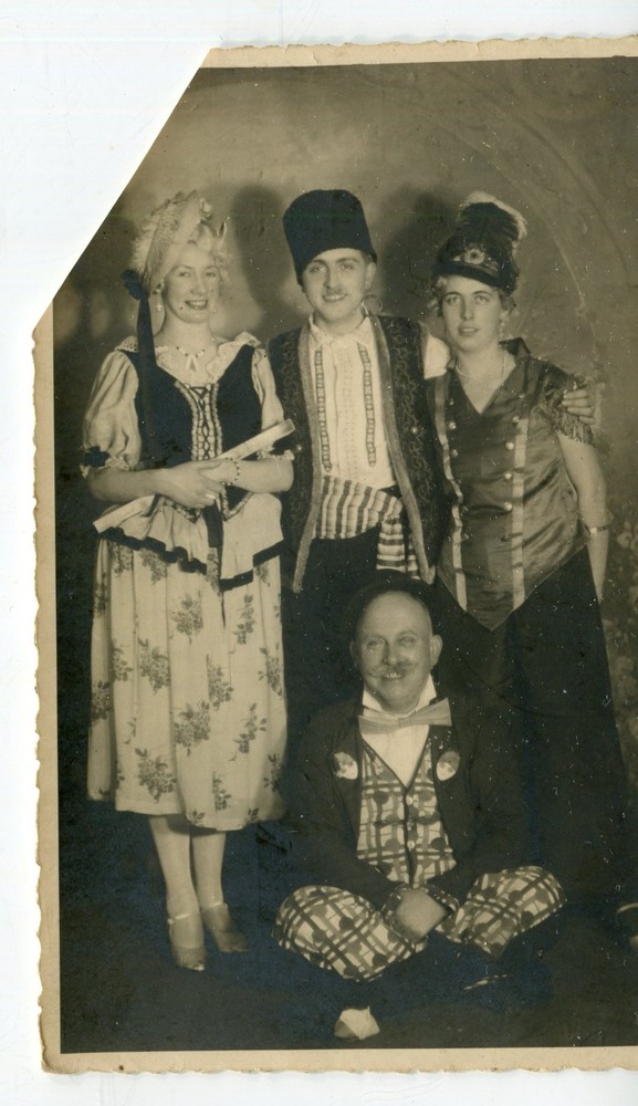Old Photo Concordia Mask Ball 1934, 9x13cm