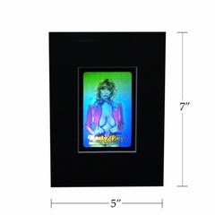 3D HoloBabe Stereogram 3D Hologram Picture MATTED, Embossed Type Film