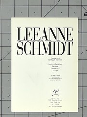 Leanne Schmidt Art Show Announcement Card 1996 Gallery 292