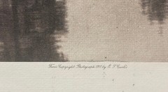 Original EDWARD CURTIS Kutenai Camp NATIVE AMERICAN Canoe & Teepee Photogravure