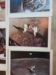 Collectible NASA 2 Prints Of Apollo8, 9, 10, 11 Moon 11” X 14”, 19 Total Prints