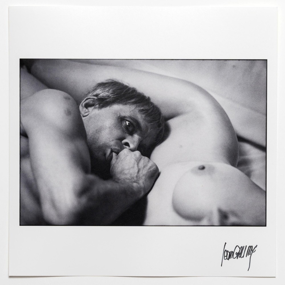 SIGNED Jean Gaumy Photo – Klaus Kinski – Magnum Square Print 6×6″