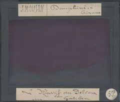 Mont Pelvoux, Galibier, Photo J. Moulin, Color Glass Plate, Positive 8.5×10 Cm