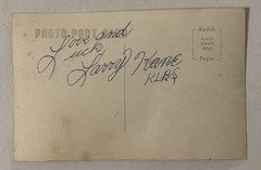Larry Kane Signed Vintage 1940s 1950s Black & White Photo Postcard Houston TX