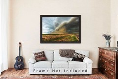 Storm Photography Print: Colorado Thunderstorm Great Plains Sky Weather Photo
