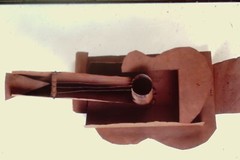 Vintage Art History 35mm Glass Slide Pablo Picasso Guitar 1912