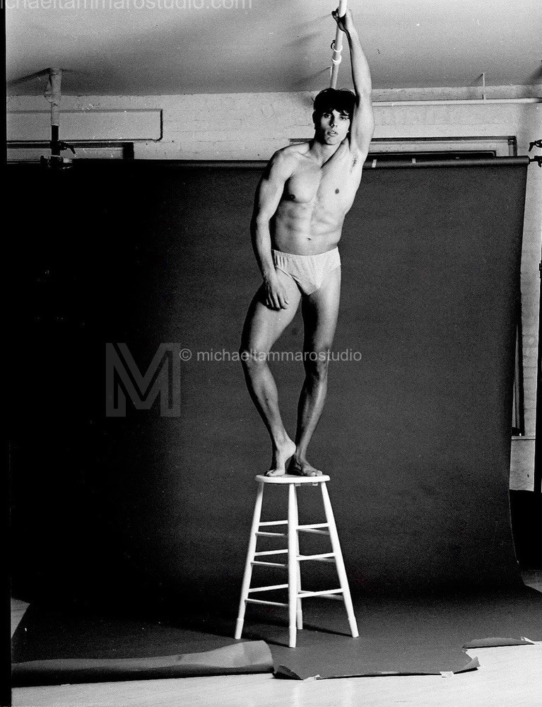 90′ male models photos printed from photographers original negative