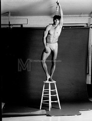 90′ male models photos printed from photographers original negative