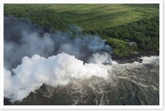 Lava Ocean Entry Kilauea Volcano Hawaii 2018 Silver Halide Photo