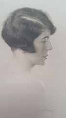 Original Signed Art Deco Print Portrait Woman 1920s – 1930s
