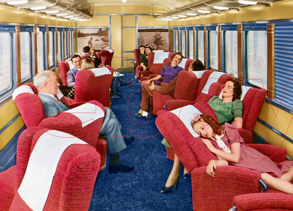 Photo Art Print of a Parlor Car on the Chicago & North Western Railway’s «400»