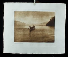 Edward S.Curtis Photogravure A Chief’s Party Qagyuhl Classic Gravure Company