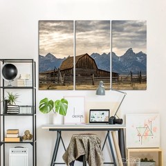 HOMEOART Country Wall Decor Farmhouse Landscape Canvas Wall Art Western Home …