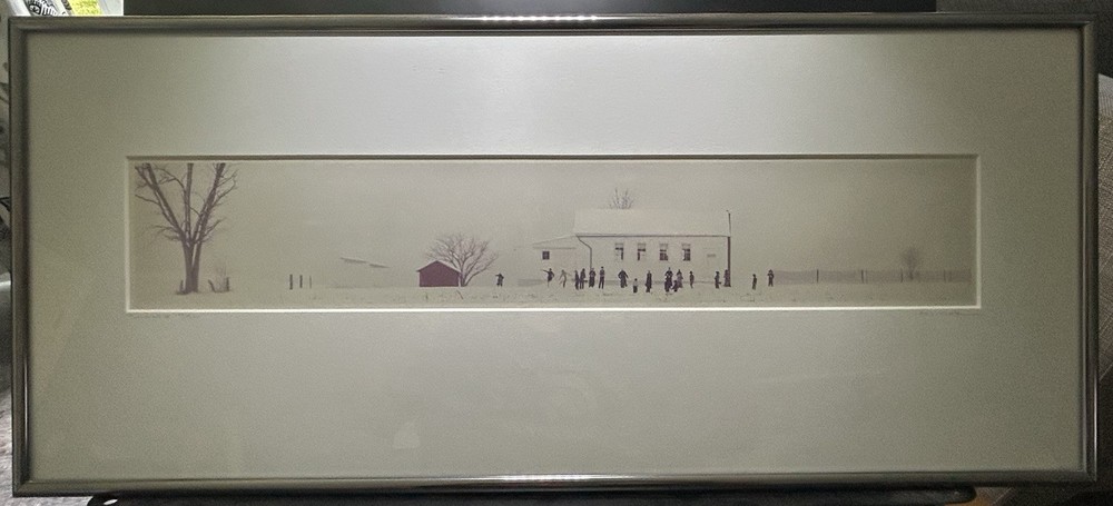 BILL COLEMAN Amish Print # 68 Signed & Numbered 148/300 24″ x 10 1/2″