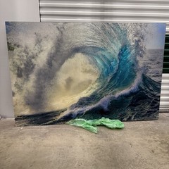Peter Lik – «Ocean Dance» Maui Hawaii 2M HUGE Recess Mount Acrylic Picture