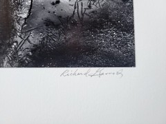Richard Garrod, silver gelatin, black and white photography, Mud Cracks, Desert