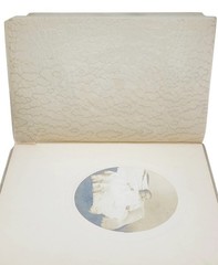 Large Gelatin Silver Print Cabinet Card Bifold Trifold Set of 2 Vellum